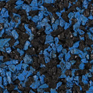 Blue/Black1" Rubber Gym Tiles