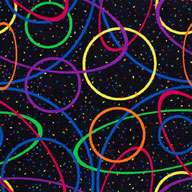 Looped Joy Carpets Neon Lights Carpet - Looped