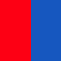 Victory Red/Shelby Blue Outdoor Tennis Court Kit - 60' x 120'