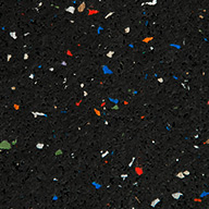 Confetti 3/8" Sure Fit Rubber Tiles