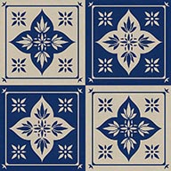 Blue LotusGeo Flex Tiles