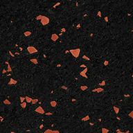 Brick Red - 10% 1/2" Sure Fit Rubber Tiles