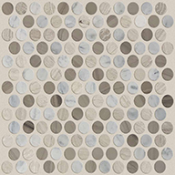Bianco Carrara / Rockwood / Urban GrayShaw Chateau Geometrics Natural Stone Tile