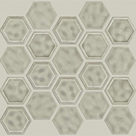 TaupeShaw Geoscape Hexagon Mosaic