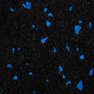 Blue - 10%3/8" Versa-Lock Rubber Tiles