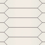 White Picket Shaw Cutlass 3” x 12” Wall Tile