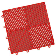Victory Red Vented Grid-Loc Tiles™