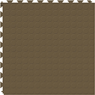 Chocolate 6.5mm Coin Flex Tiles - Designer Series