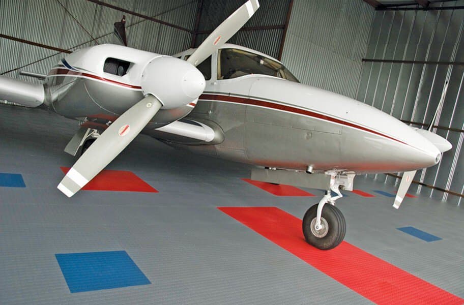 6.5mm Coin Flex Garage Floor Tiles - Designer Series - 17.68" x 17.68"