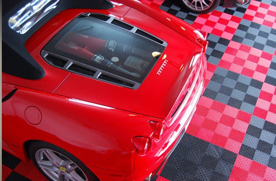 Vented Grid-Loc Garage Floor Tiles™ - 12" x 12" x 1/2"