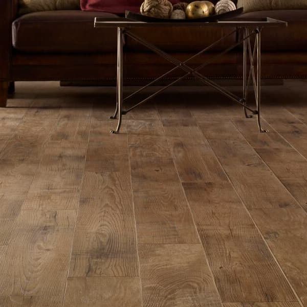 12mm Mannington Historic Oak Waterproof Laminate — Ash, living room floor