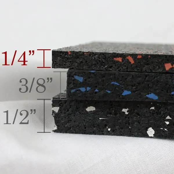 Rubber rolls in black with sizing on the left.