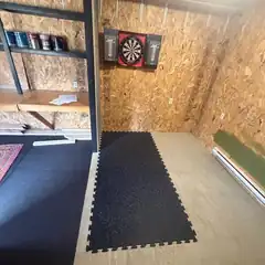 Had enough left for the dart board mat
