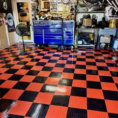 Harley orange and black