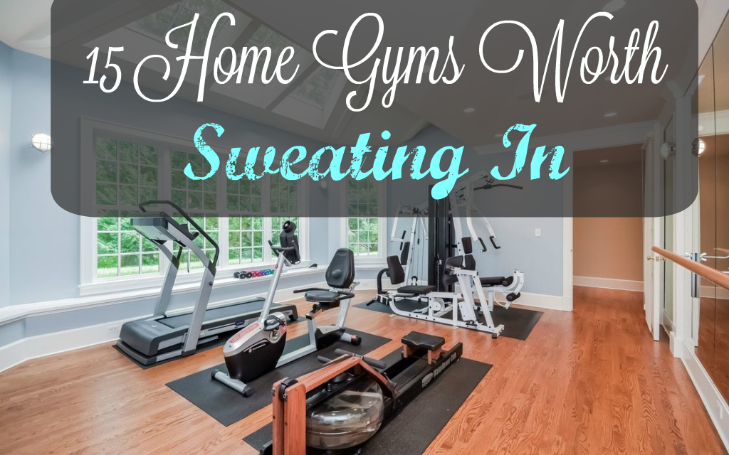 15 Home Gyms Worth Sweating In, Laminate Flooring For Home Gym