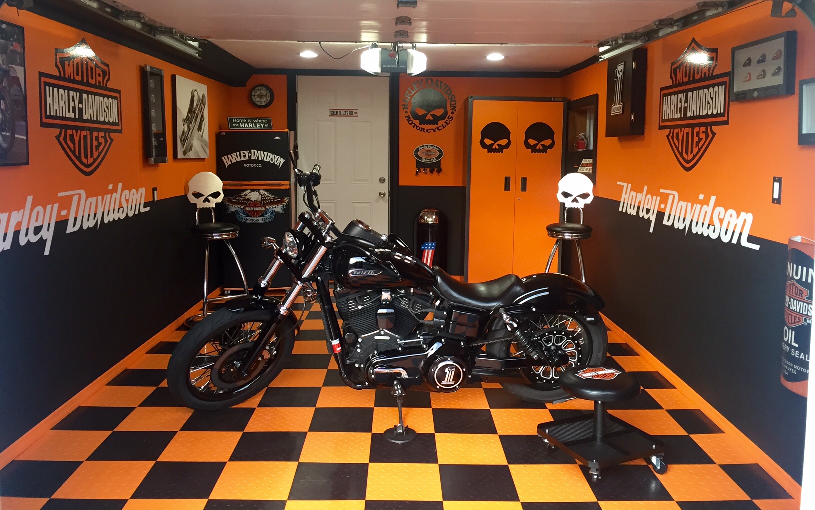 Blech Wandschild OVAL Biker Motorrad Harley Davidson Garage Bar Club Retro TOP