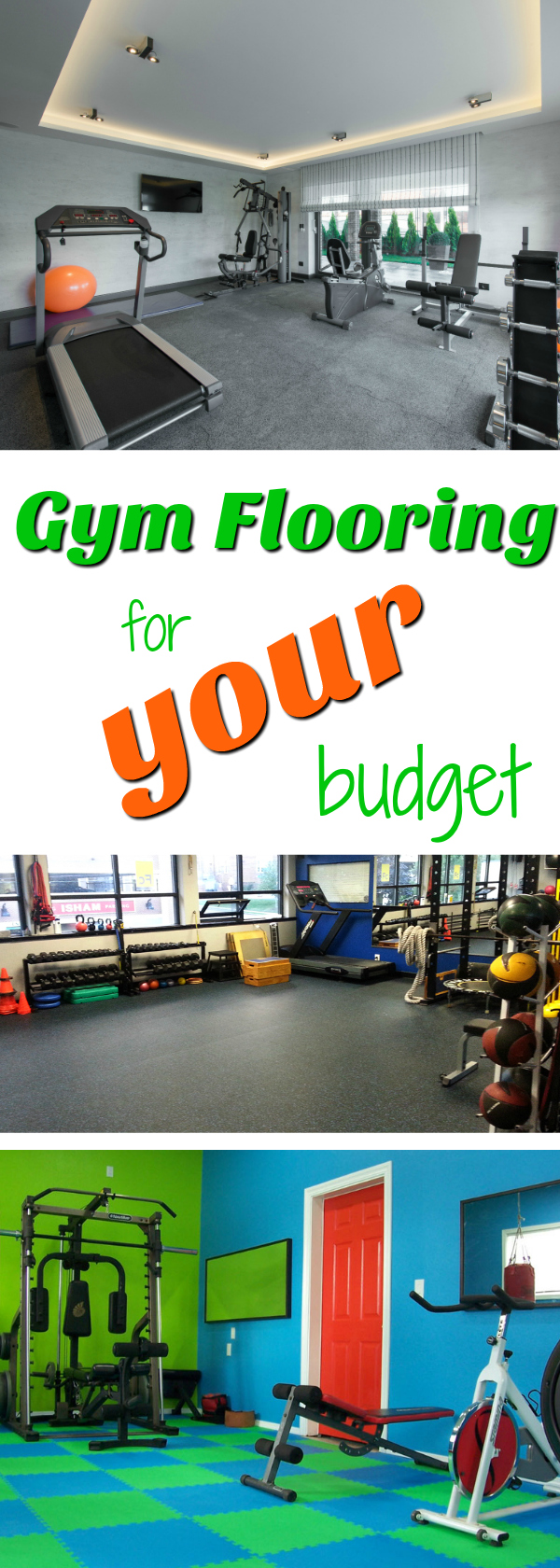 Home Gym Flooring for Your Budget: A complete guide to choosing the best home gym flooring for your budget.