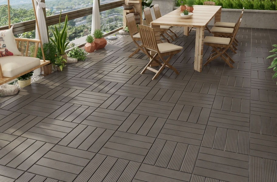 Composite decking buying guide: naturesort deck tiles terrace
