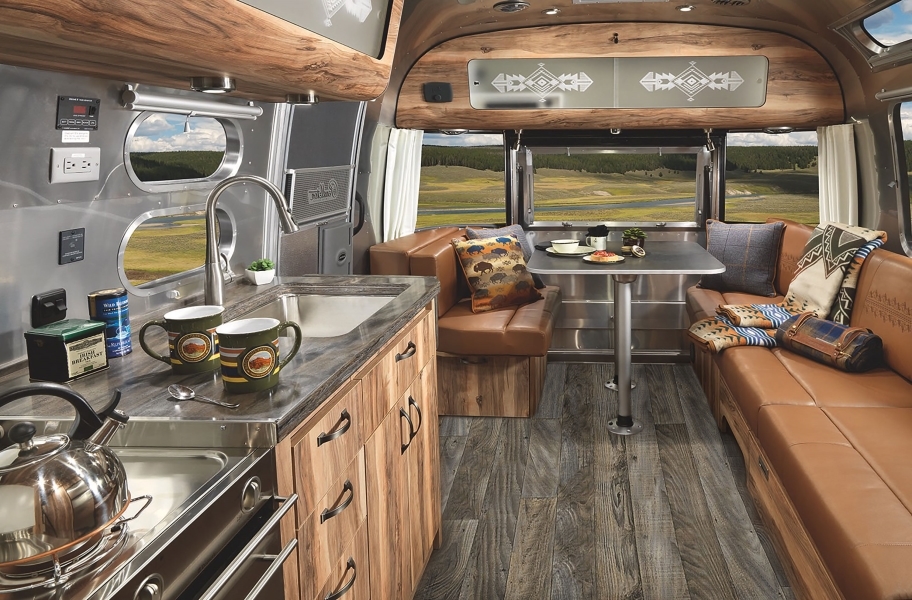 Vinyl sheet flooring for RVs and campers