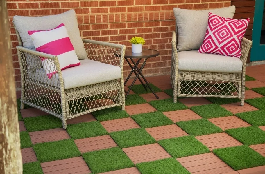 Helios Artificial Grass Deck Tiles