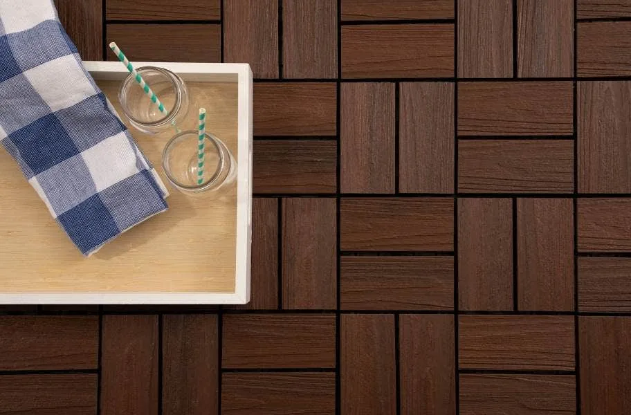Helios Composite Deck Board Tiles (8 Slat)