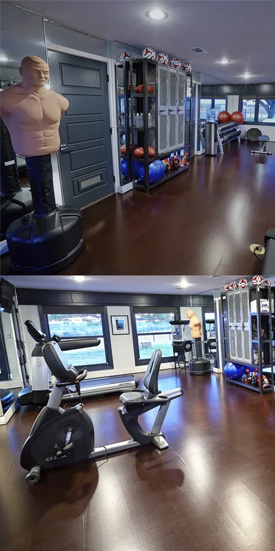 15 Home Gyms Worth Sweating In: Need some help with motivation? A gorgeous, stylish home gym will make you want to spend hours sweating in there every week.