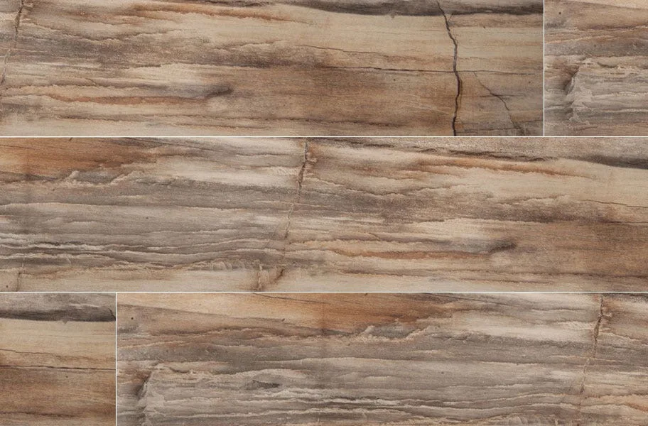 Get the look of wood with the durability of tile with Wood Look Tile Flooring
