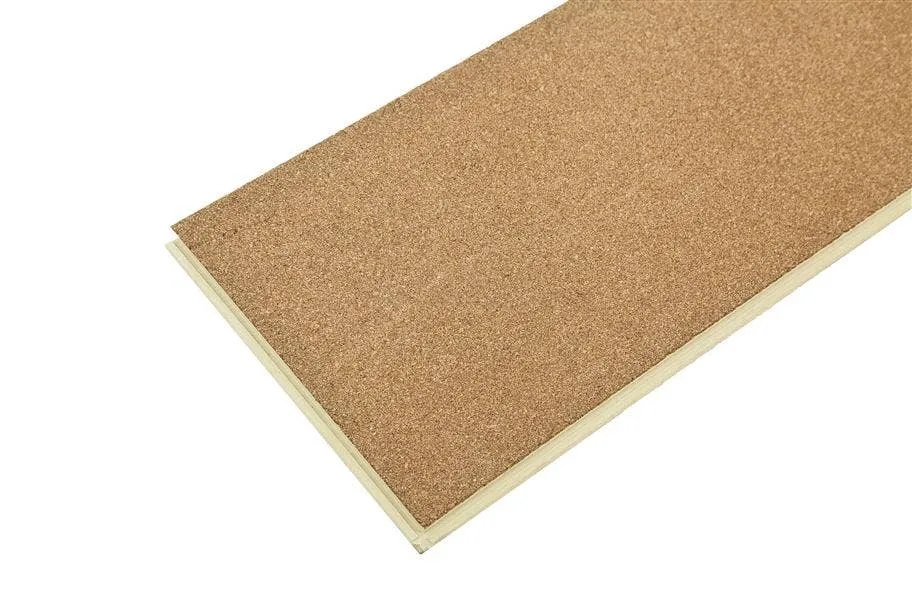 cork backing of waterproof vinyl plank