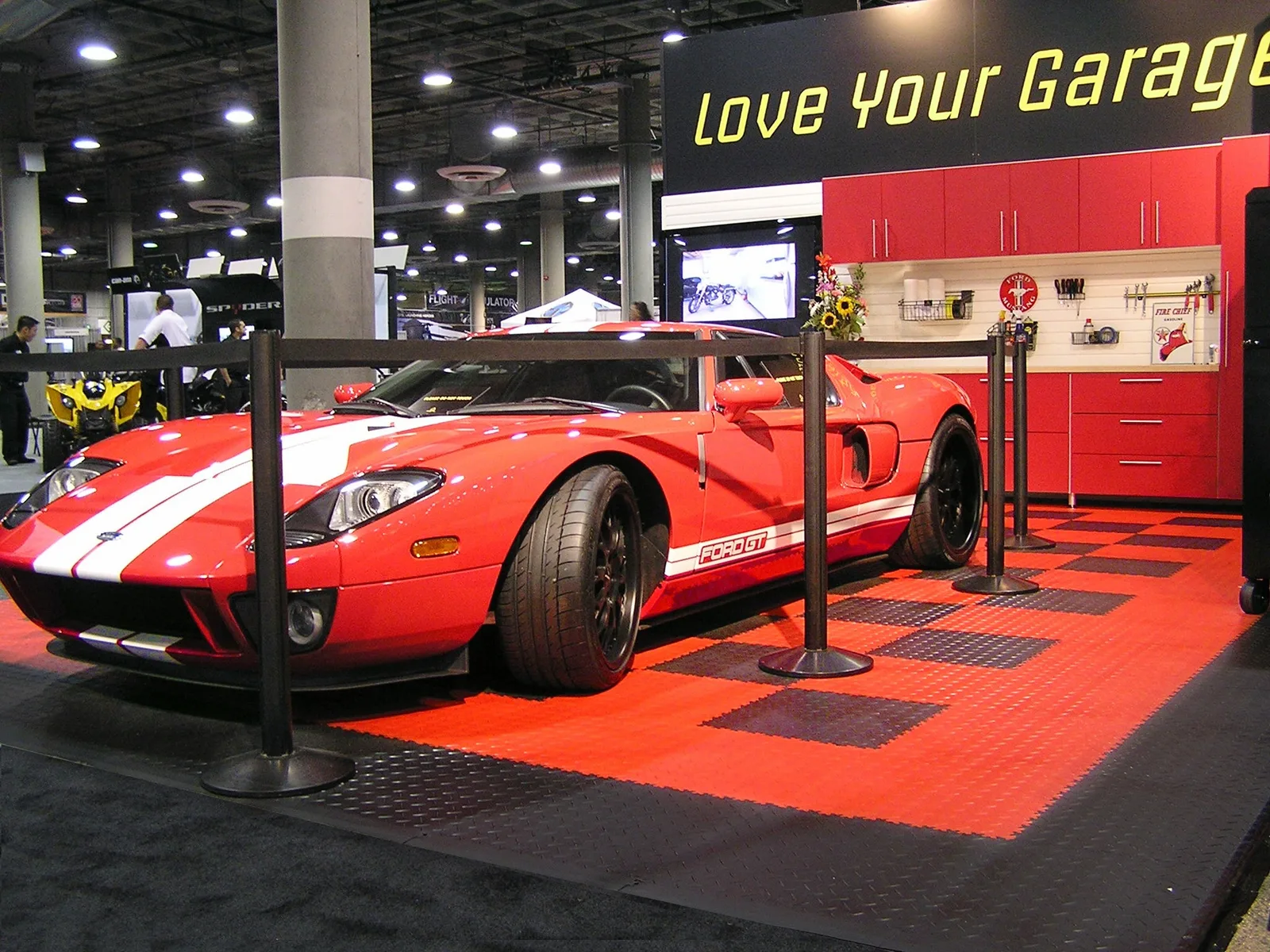 Auto show display on top of our Diamond Nitro Tiles.