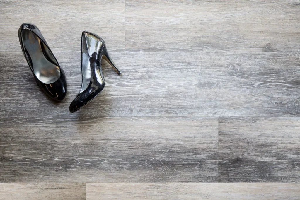 Flooring Inc COREtec Plus 7" Waterproof Vinyl Planks with high heels