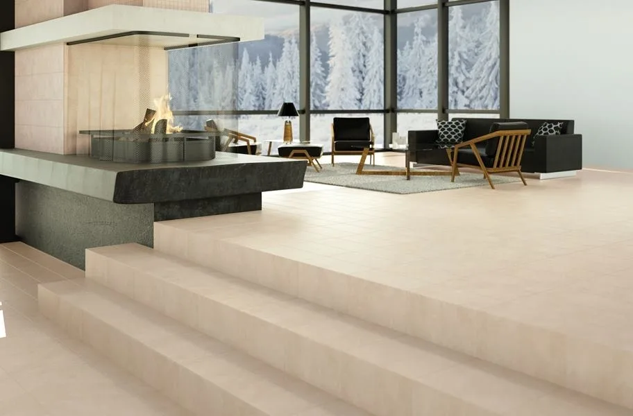 FlooringInc daltile flooring in a living room setting