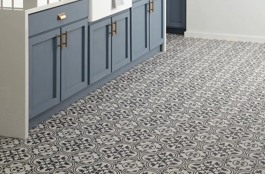 FlooringInc patterned tile in a kitchen setting
