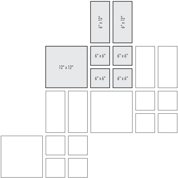 Tile layout trends: divisible tile
