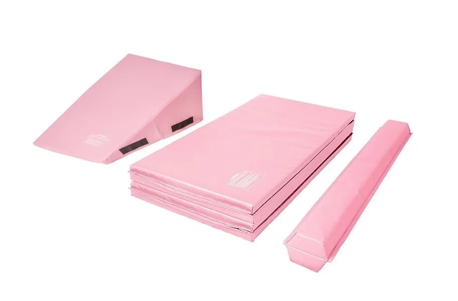 eco folding gymnastics mat in a gymnastics kit