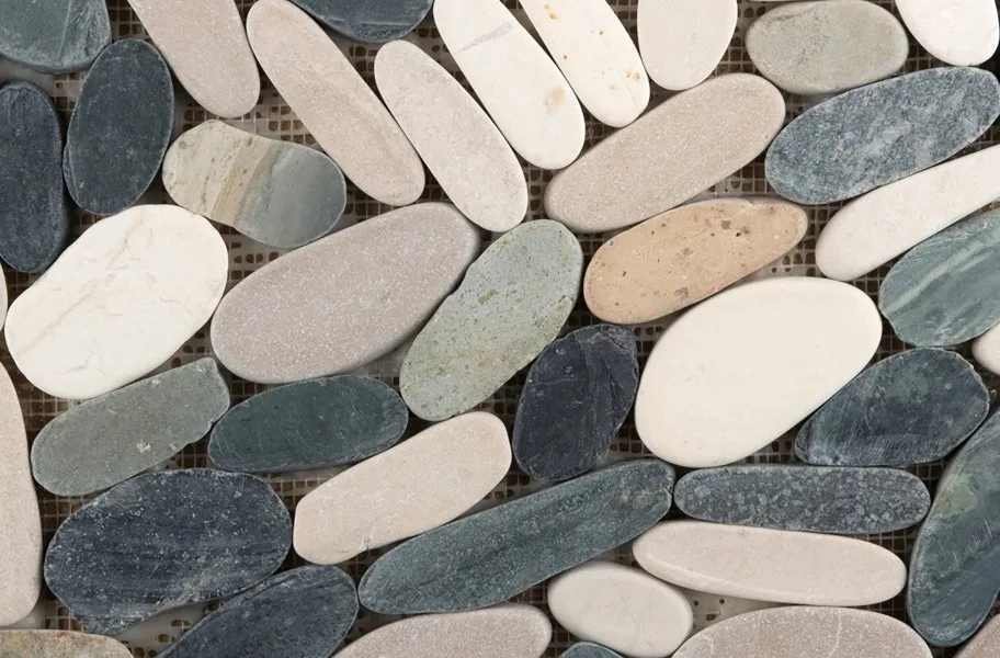 Fire Pit Patio: Emser Tile Venetian Flat Pebble