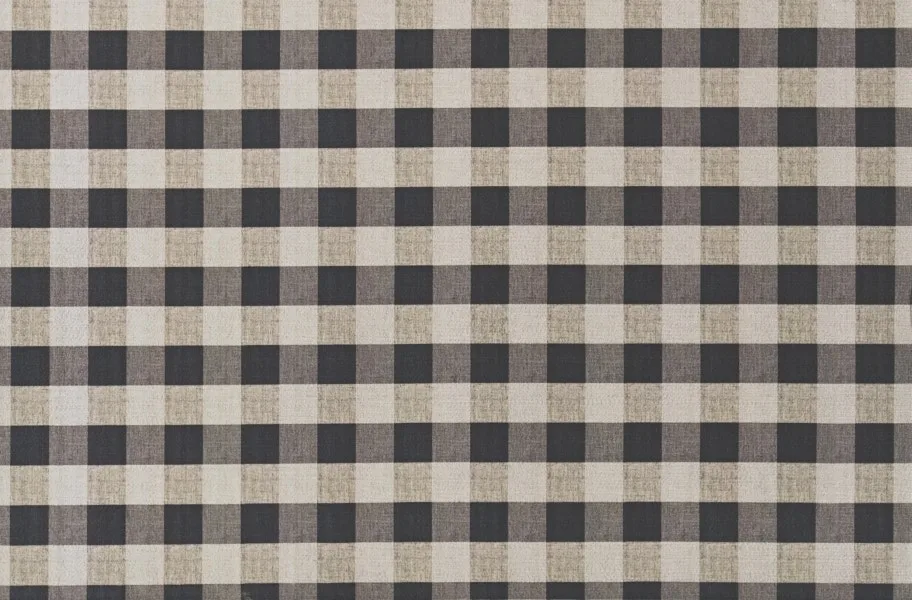 Enclosed patio: Gingham Indoor Outdoor Rug