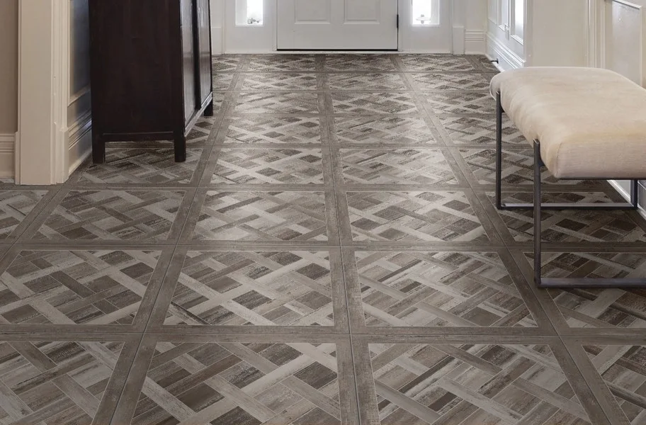 Daltile Cinematic tile flooring in an entryway