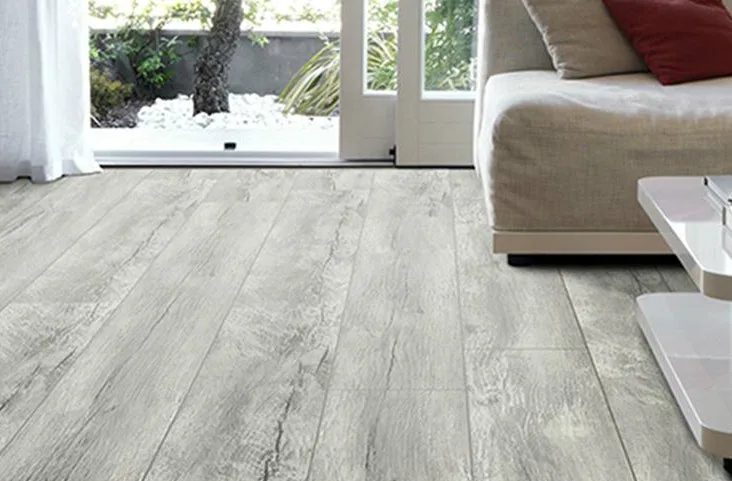 Shop TimberCore Laminate Flooring FlooringInc TimberCore laminate flooring in a living room setting