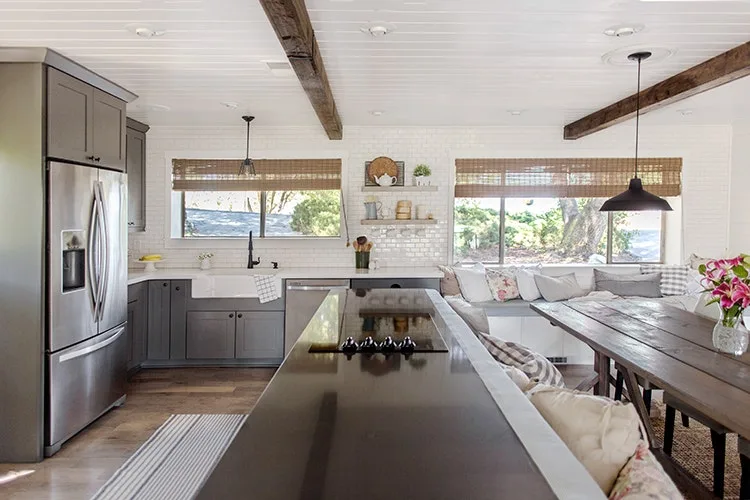 kitchen-inspiration-farmhouse contemporary farmhouse kitchens
