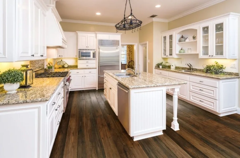 Best Cleaner for Engineered Hardwood:Johnson Hardwood Vineyard Hickory Engineered Wood