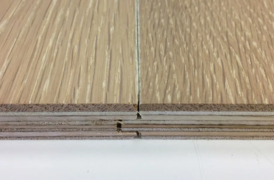Pioneer Engineered Wood: Two tongue and groove planks connected