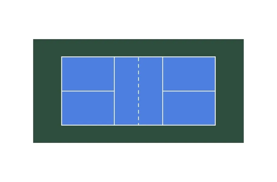 Pickleball Court Outline