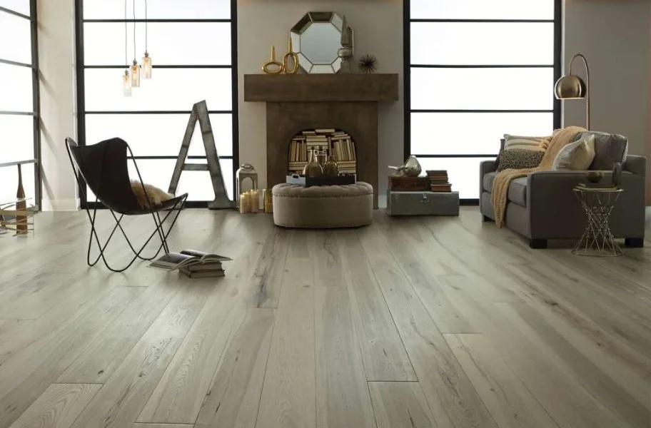Engineered Hardwood FAQ: Shaw Reflections in a living room setting