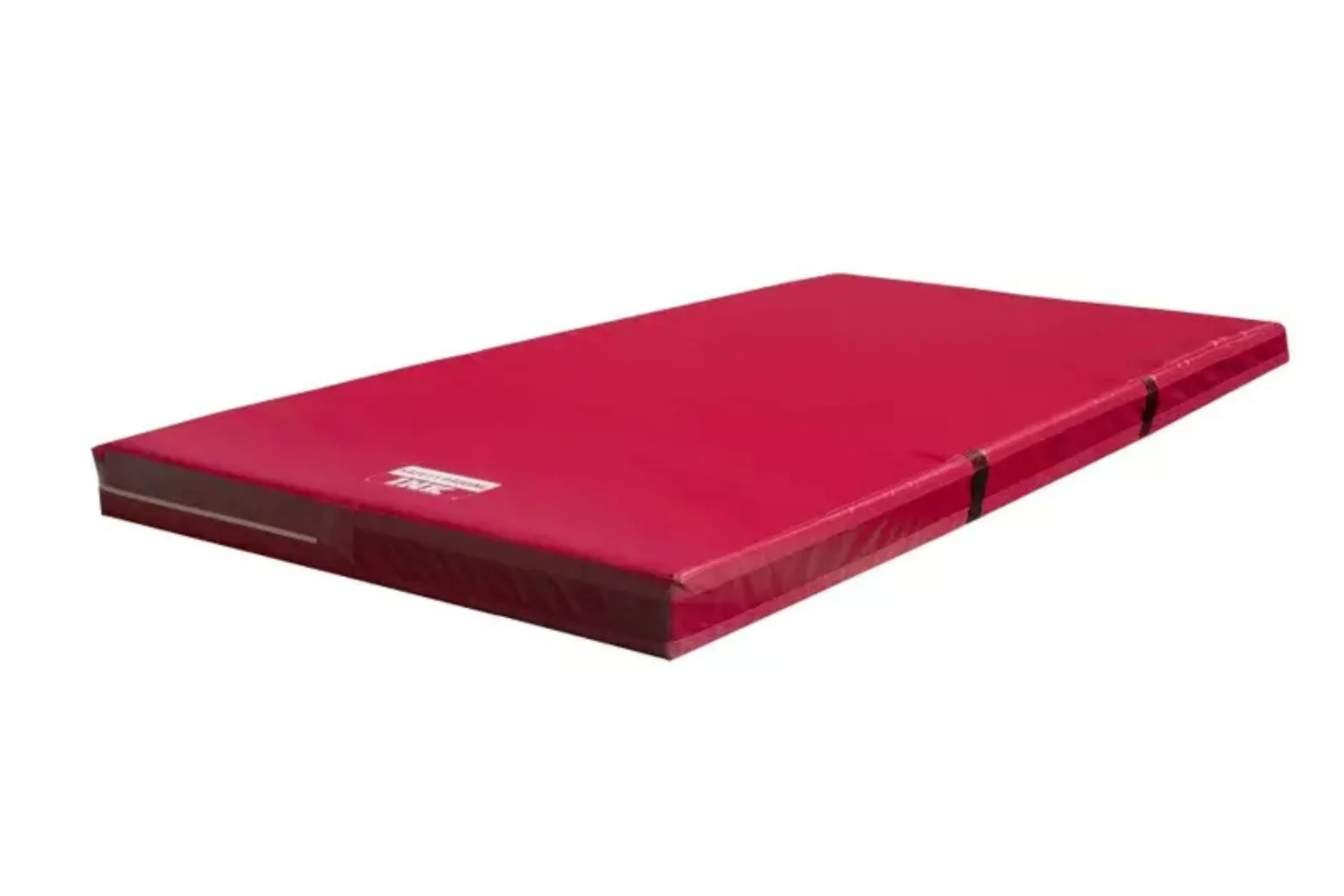 Thick foam crash mat in red provides a crucial, shock-absorbent landing mat and safety mat solution for high-fall martial arts training and gymnastics.