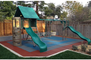 Safe-Play Rubber Playground Tiles
