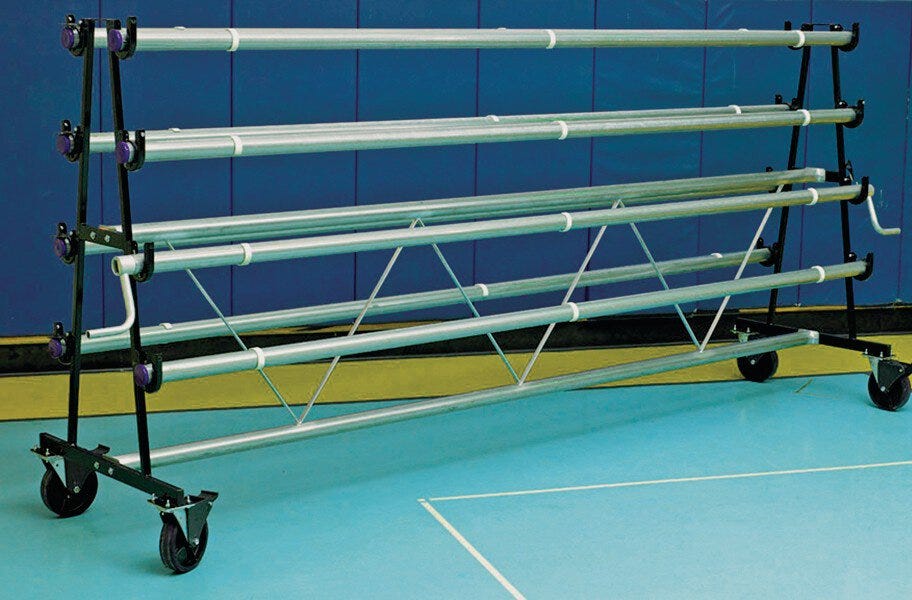 Mobile Storage Racks Gym Floor Cover Storage Racks