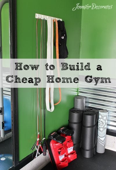 15 Home Gyms Worth Sweating In: Need some help with motivation? A gorgeous, stylish home gym will make you want to spend hours sweating in there every week.