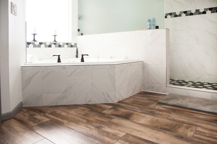 2017 Wood-Look Flooring Trends: Update your home in style with these wood-look flooring trends that will stay in style the lifetime of your floor.