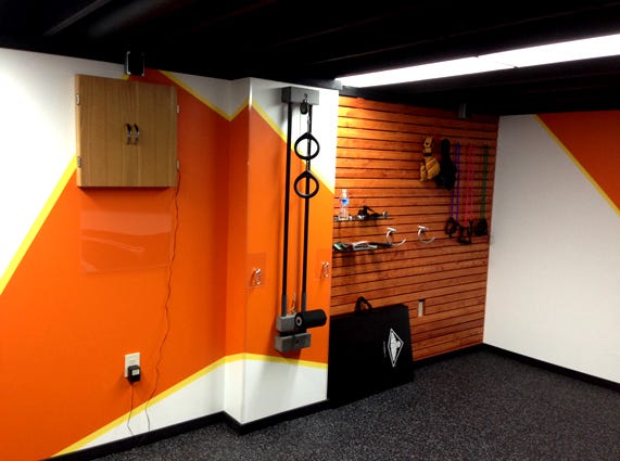 Home Gym Themed Garage: 8mm Strong Rubber Tile