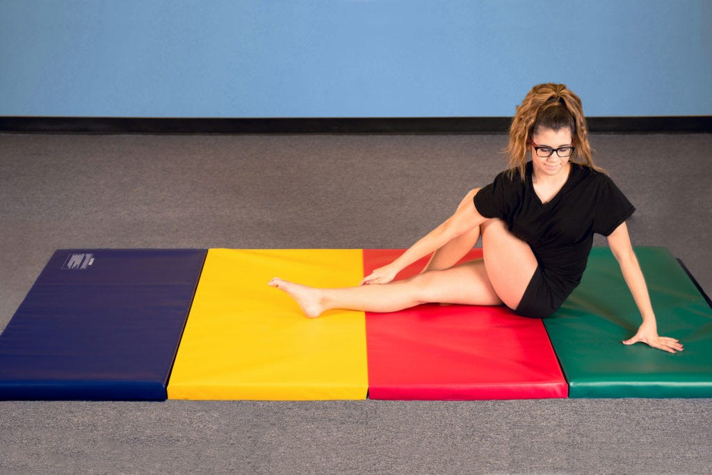 Intermediate Gymnastics Mats: Folding Mats